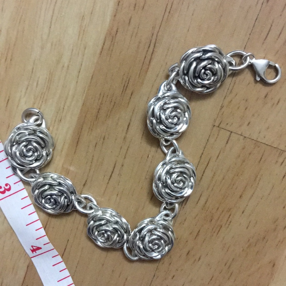 Beautiful 925  sterling silver bracelet - Picture 3 of 8